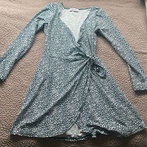 Floral Crossover Dress